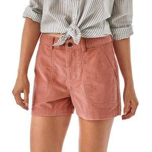 Patagonia Pink Corduroy Shorts Stand Up Pockets 3" Size 8